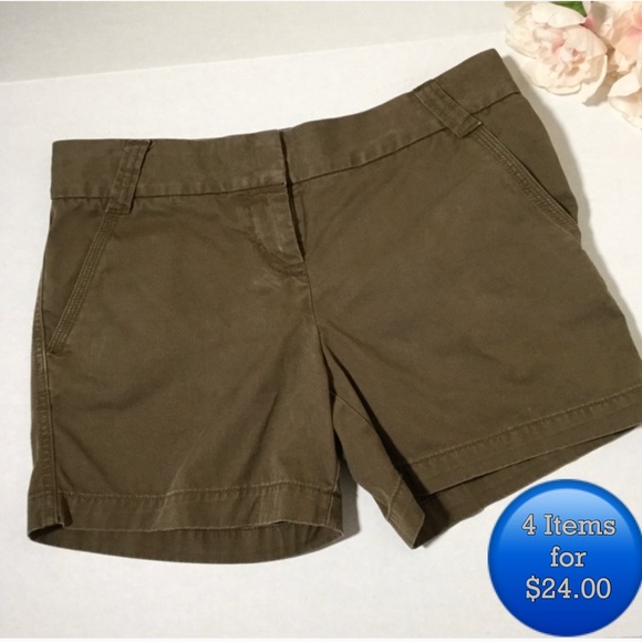 J. Crew Pants - J.Crew twill chino weathered & broken in shorts